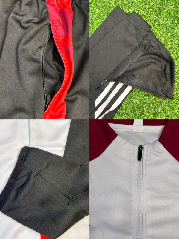 Manchester United White And Black Colour Training Suit - S