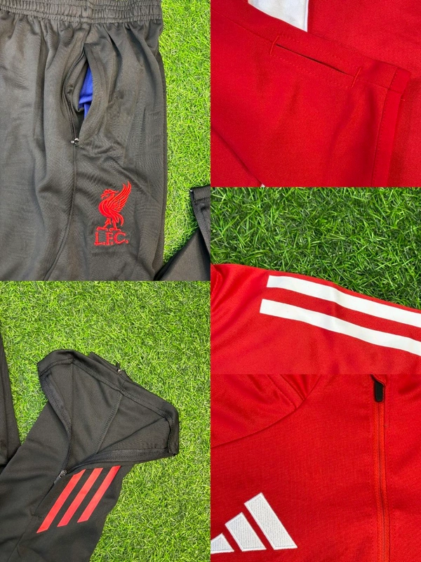 Liverpool FC Red And Black Colour Training Suit - S