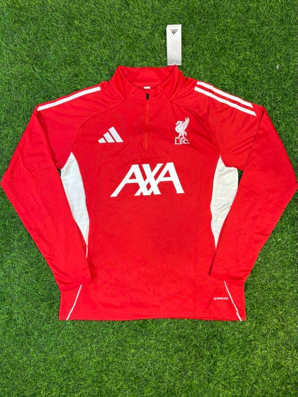 Liverpool FC Red And Black Colour Training Suit - M