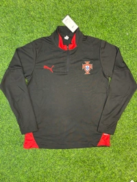 Portugal National Team Black Colour Training Suit - S