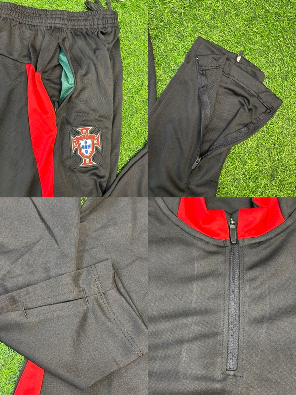 Portugal National Team Black Colour Training Suit - L
