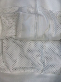 Madrid White Colour With Black Stripe Windbreaker Jacket - S