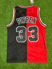 NBA Bulls Red Black Colour Jersey - PIPPEN 33 - S