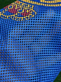 Madrid Blue Colour Drawstring Bag/Kit Bag