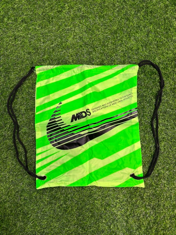 Mercurial Mids Green Drawstring Bag/Kit Bag