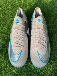 Mercurial Vapor 16 Silver Blue Colour Low-top FG With Lace - 7.5