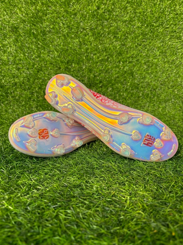 F50 Elite White Red Low-top FG Without Lace - 9.5