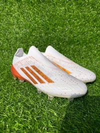F50 Elite White Brown Colour Low-top FG Without Lace - 6.5