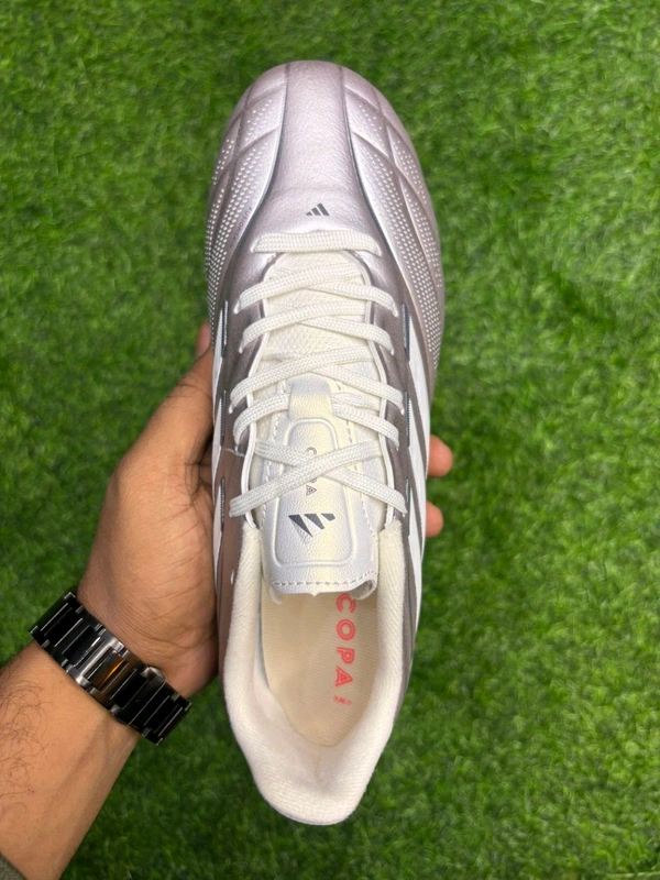 Copa Pure 3 Silver Colour FG With Lace - 8