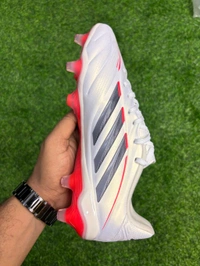 Copa Pure 3 White Red Colour FG With Lace - 6.5