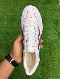 Copa Pure 3 White Red Colour FG With Lace - 9