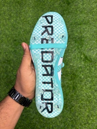 Predator Elite Foldover Sky-blue Colour FG With Lace - 6