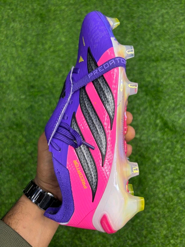 Predator Elite Foldover Next Gen Purple Colour FG With Lace - 7.5