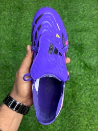 Predator Elite Foldover Next Gen Purple Colour FG With Lace - 7.5
