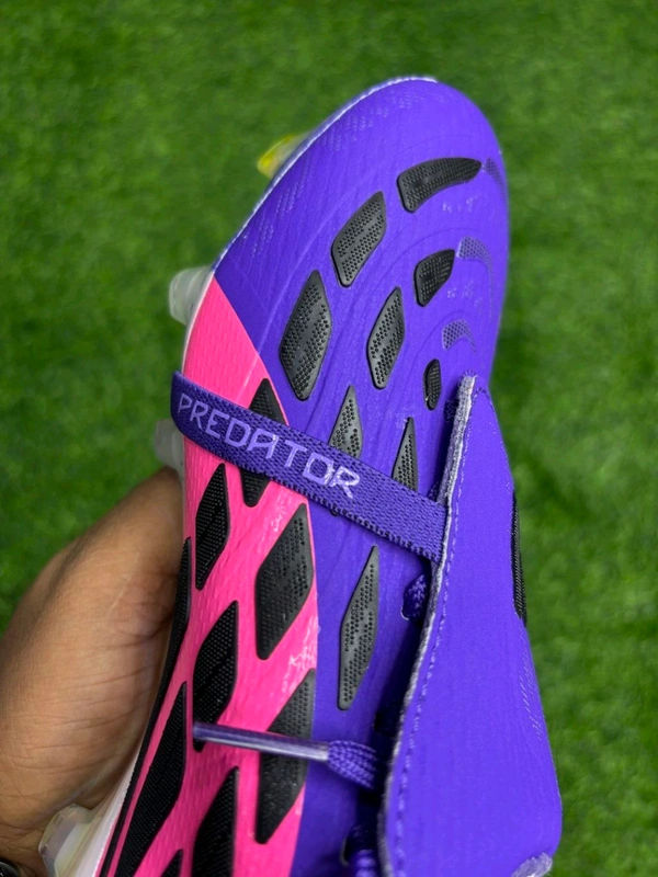 Predator Elite Foldover Next Gen Purple Colour FG With Lace - 10.5