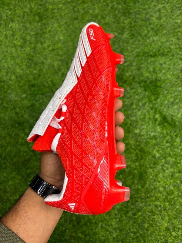 F50 Spider Elite White Red Colour FG With Lace - 8