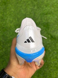 Predator Elite Foldover Next-Gen White Blue Colour FG With Lace - 9.5