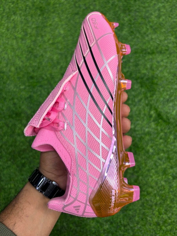 F50 Spider Elite Pink Colour Low-top FG With Lace - 6