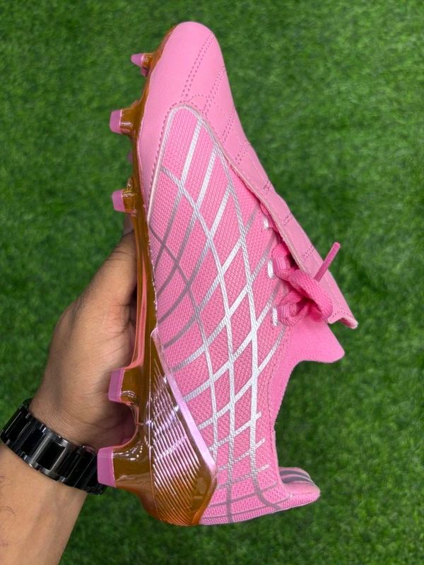 F50 Spider Elite Pink Colour Low-top FG With Lace - 8