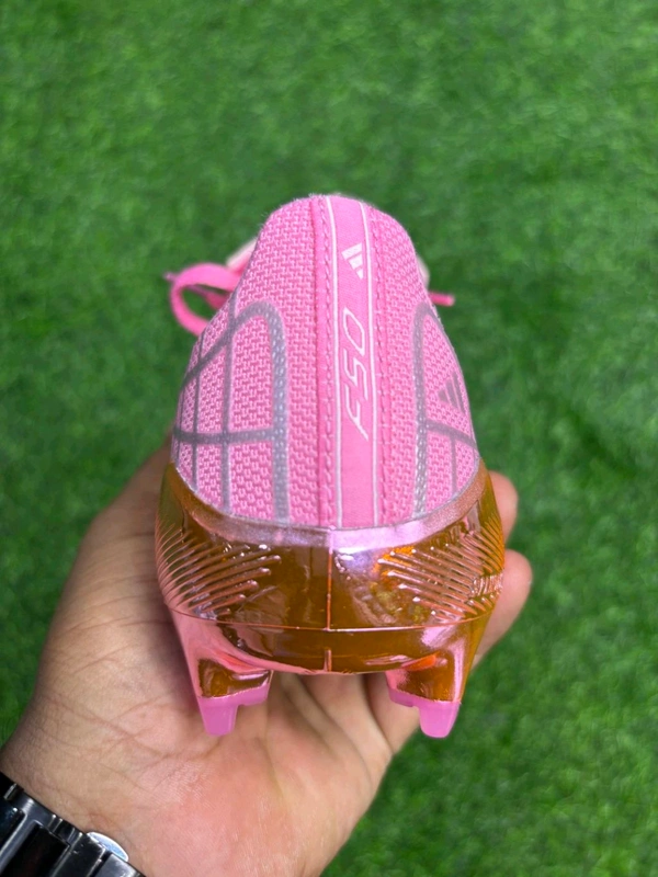 F50 Spider Elite Pink Colour Low-top FG With Lace - 10.5