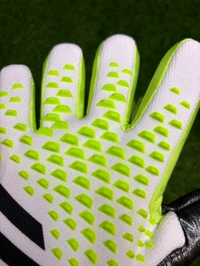 Predator Pro Goalkeeper Gloves White And Green Colour - 9