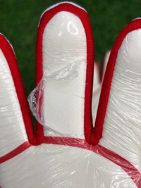 Predator Pro White Red Colour Goalkeeper Gloves - 7