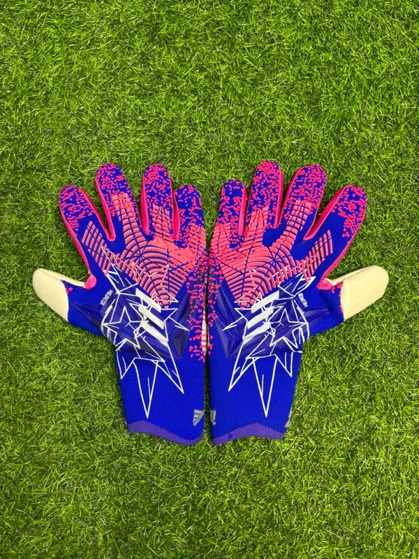Predator Pro Blue And Pink Colour Goalkeeper Gloves - 9