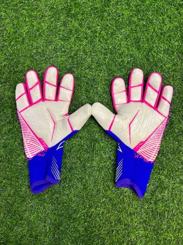 Predator Pro Blue And Pink Colour Goalkeeper Gloves - 9