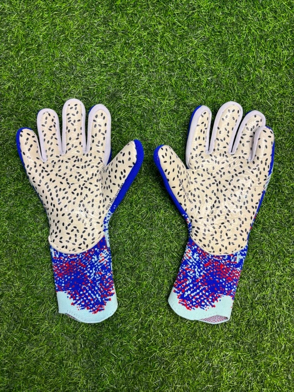 Future Ultimate NC Blue Colour Goalkeeper Gloves - 8