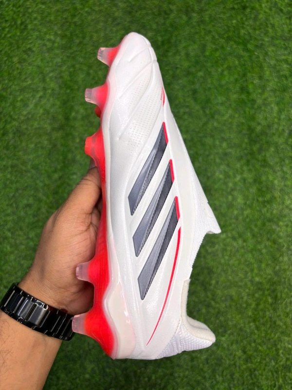 Copa Pure 3 Elite White Red Colour FG Without Lace - 9.5