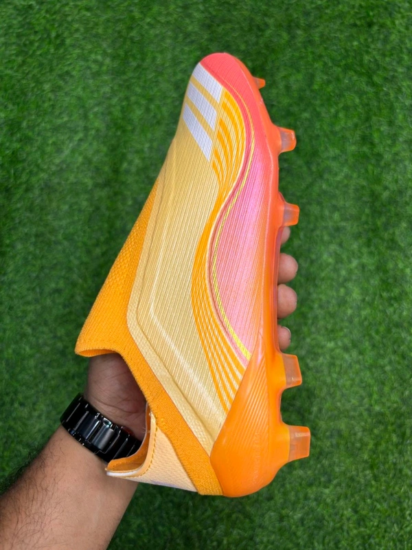 F50 Elite Messi Edition Orange Colour FG Without Lace - 7.5