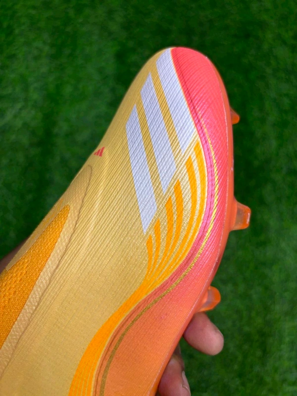 F50 Elite Messi Edition Orange Colour FG Without Lace - 8