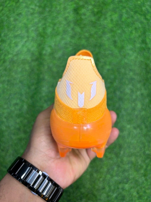 F50 Elite Messi Edition Orange Colour FG Without Lace - 10.5