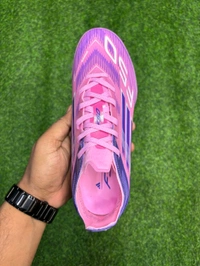 F50 Elite Purple And Pink Colour Turf/AG With Lace - 10.5