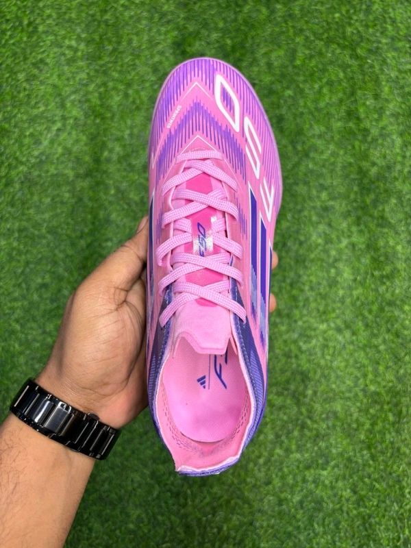 F50 Elite Purple And Pink Colour Turf/AG With Lace - 10.5