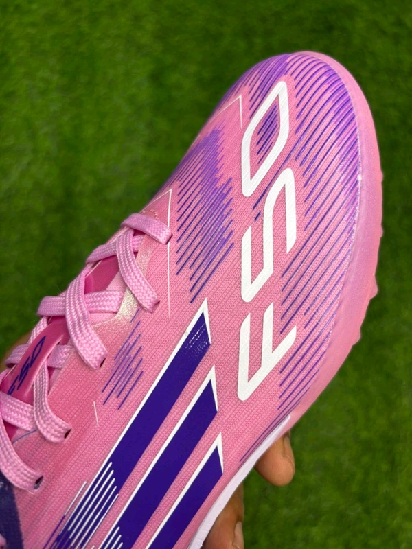 F50 Elite Purple And Pink Colour Turf/AG With Lace - 10.5