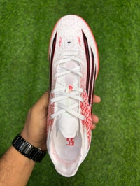 F50 Elite White Red Colour Turf/AG With Lace - 6.5