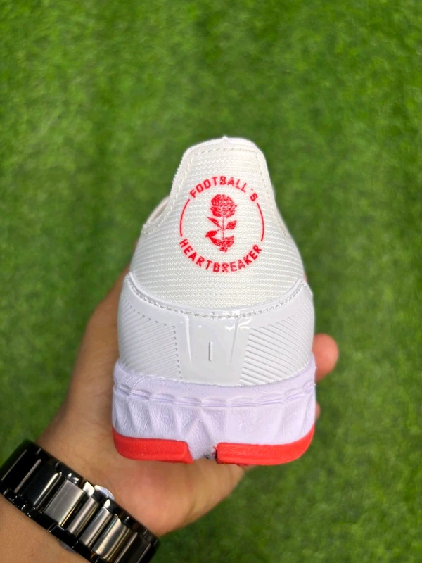 F50 Elite White Red Colour Turf/AG With Lace - 9