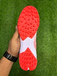 F50 Elite White Red Colour Turf/AG With Lace - 6
