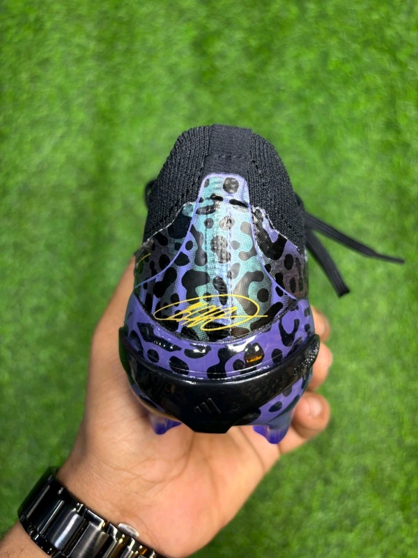 Predator Foldover Elite Next-gen Black Purple FG With Lace - 6.5