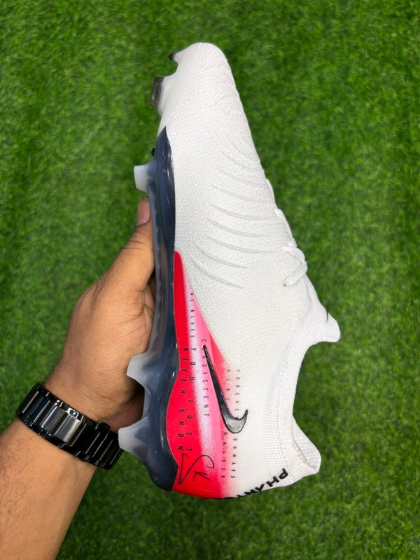 Phantom GX2 Elite White Red Colour Low-top Colour FG With Lace - 5.5