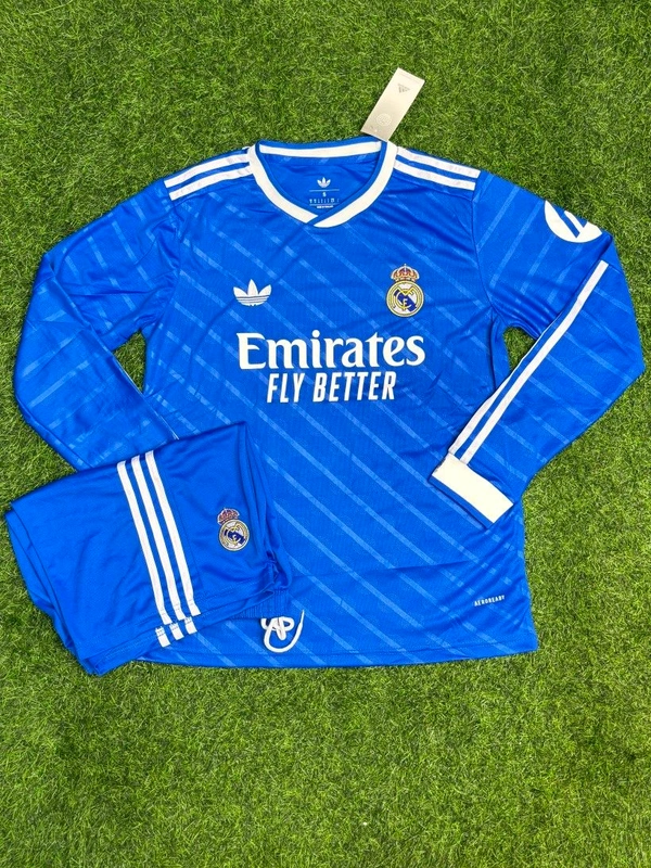 Madrid 25/26 3rd Kit Full Sleeve Fan Edition With Short - L