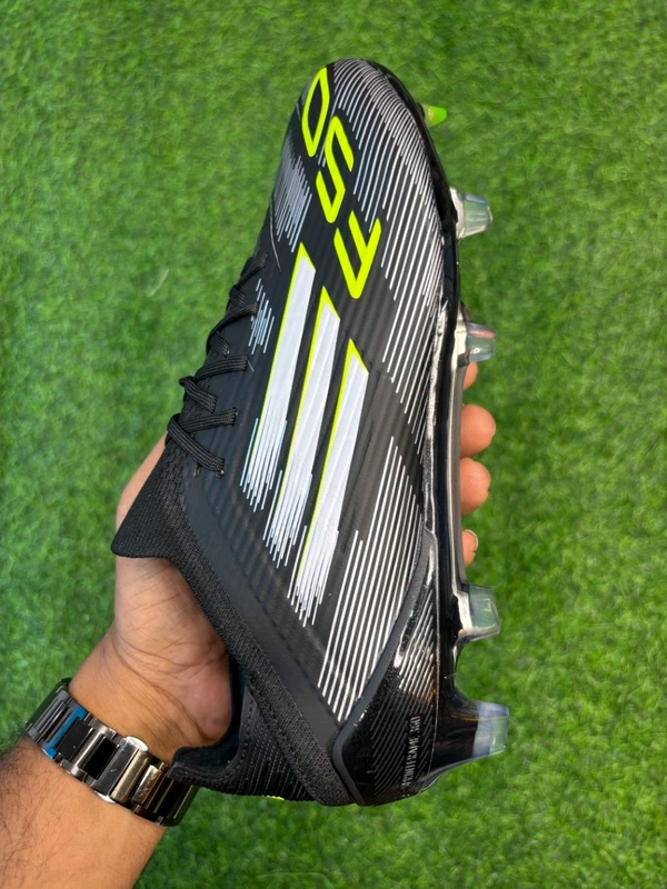 F50 Elite Black Colour Low-top FG With Lace - 9