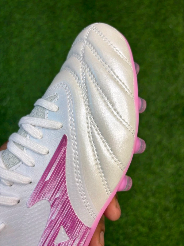 Morelia Neo IV Beta Elite Low-top FG White Pink With Lace - 6.5