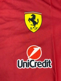 Ferrari F1 Red Colour Round Neck Jersey - XL