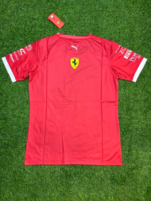 Ferrari F1 Red Colour Round Neck Jersey - XXL