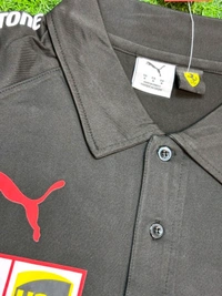 Ferrari F1 Black Colour Polo Tshirt - L