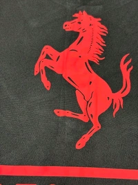 Ferrari F1 Black Colour Polo Tshirt - XXL