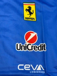 Ferrari F1 Blue Colour Round Neck Jersey - L