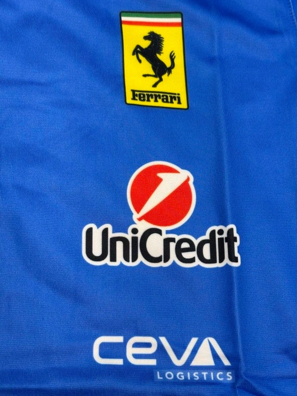 Ferrari F1 Blue Colour Round Neck Jersey - L